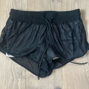 Black Alo athletic shorts with spandex under (S)
